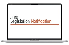 Juta Legislation Notification