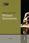 Taking Effective Witness Statements