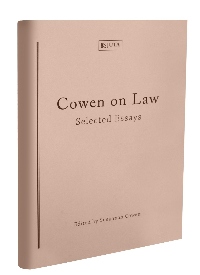 Cowen on Law: Selected Essays