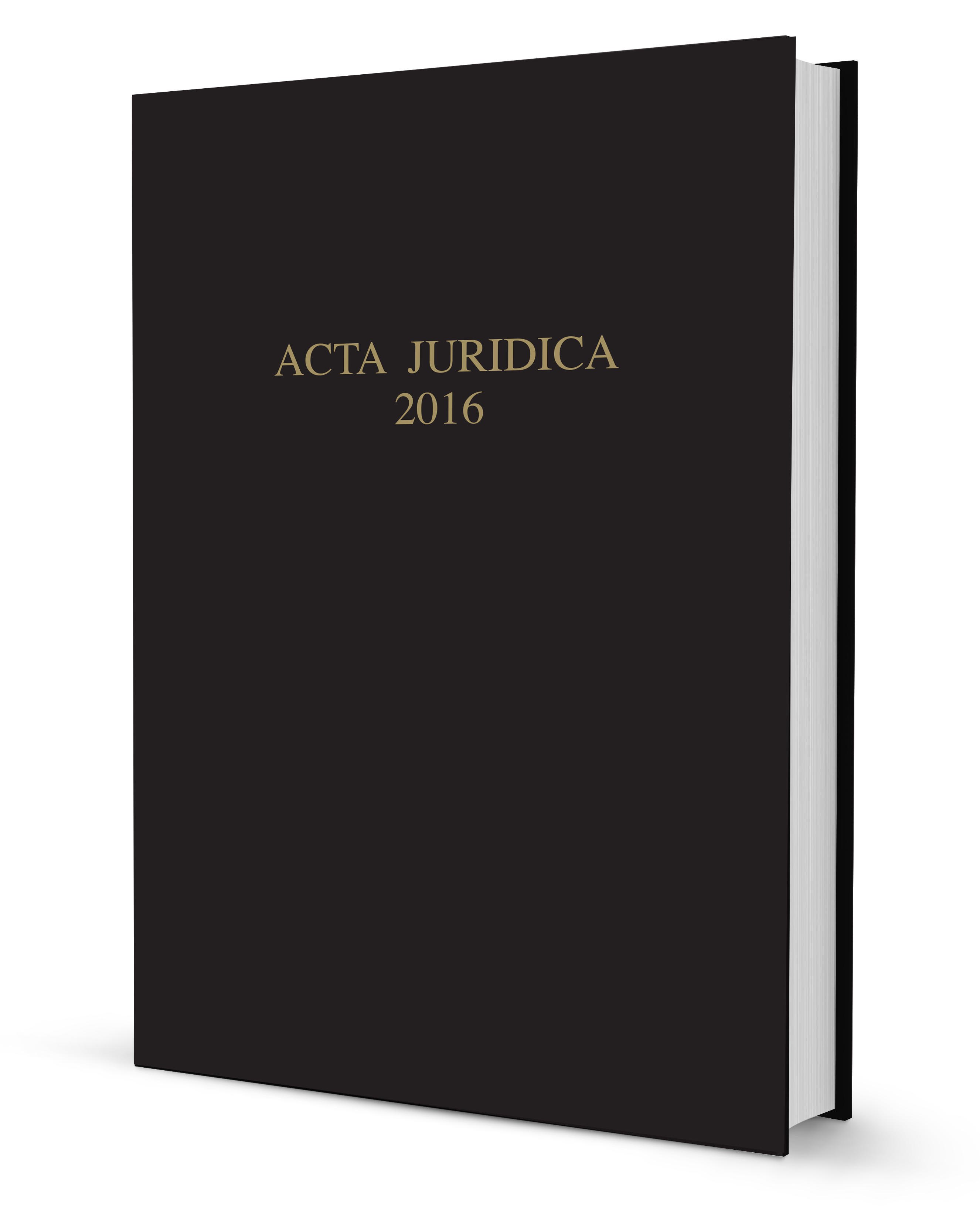 Acta Juridica 2016
