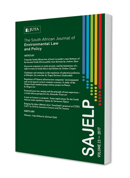 South African Journal of Environmental Law and Policy, The