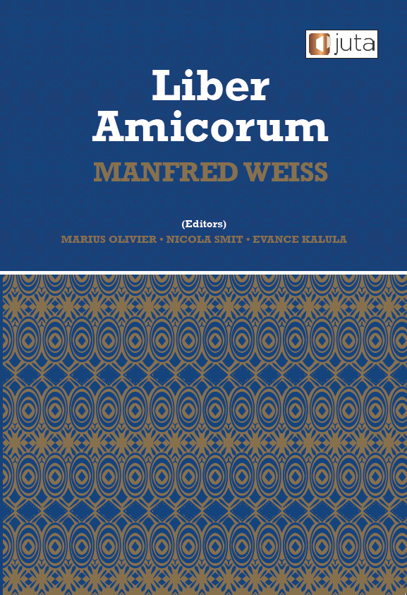 Liber Amicorum Manfred Weiss